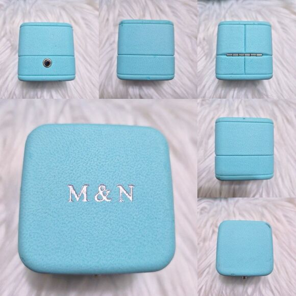 10 x Tiffany & Co. Blue Velvet Empty Ring Box Set SINGLE SLOT Read Description - Picture 4 of 13